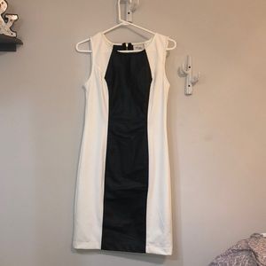 Contouring shift dress
